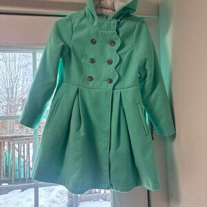 Cat and Jack Teal Double Breasted Coat